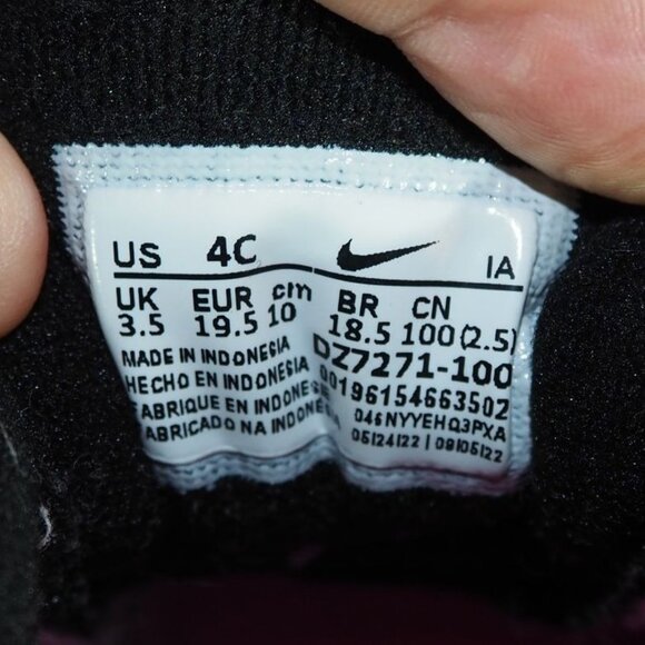 Nike Air Max 90 SE CB 'White Mismatch' Infant 4C Classic Sneakers DZ7271-100 - Picture 9 of 10